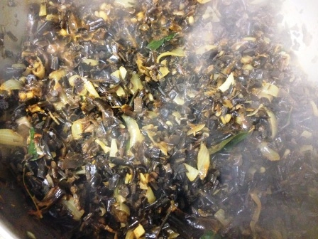 Banana flower fry