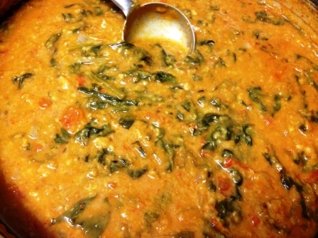 Spinach dhal recipe