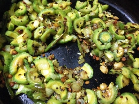 Bitter gourd fry