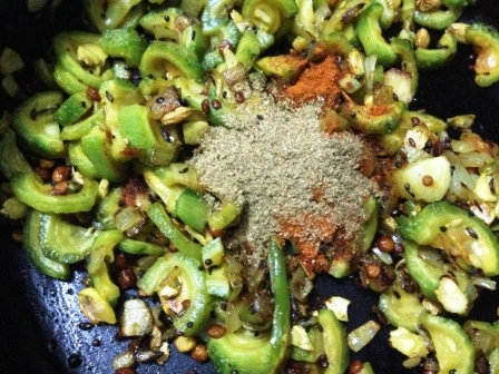 Bitter gourd fry