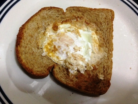 Running egg bread
