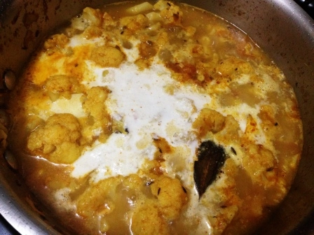 Cauliflower Kurma