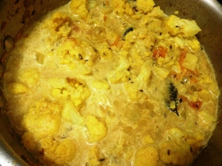 Cauliflower Kurma