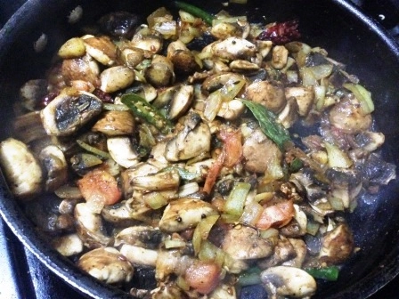 Mushroom Egg fry