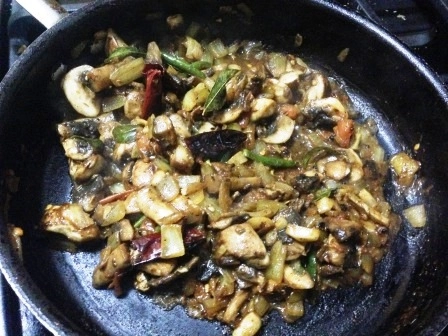 Mushroom Egg fry