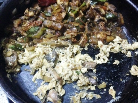 Mushroom Egg fry